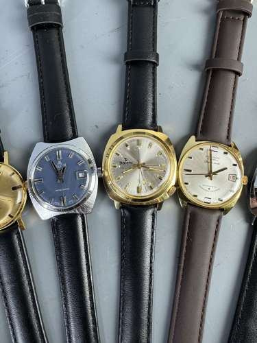 Various New and Unused Old Stock 1970's Wristwatches