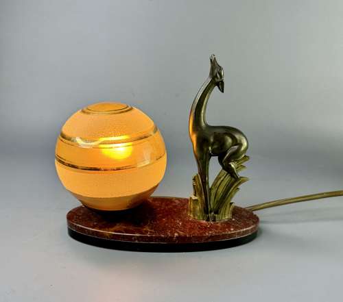 French Art Deco Table Lamp