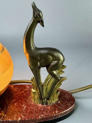French Art Deco Table Lamp