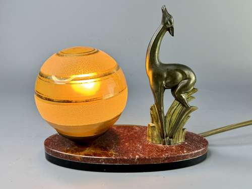 French Art Deco Table Lamp
