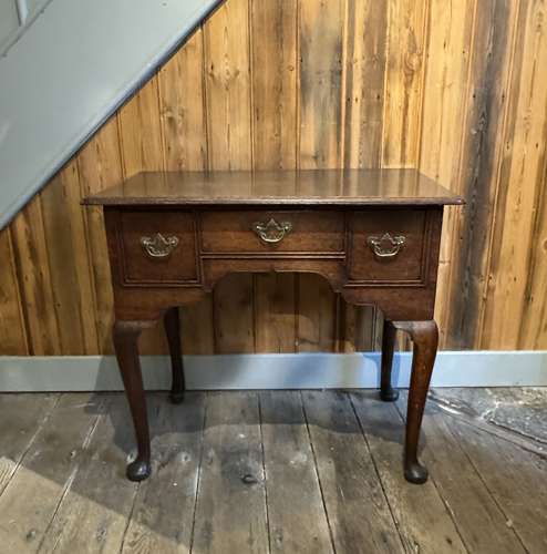 George II Oak Lowboy / Side Table