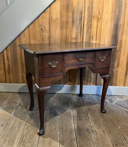 George II Oak Lowboy / Side Table