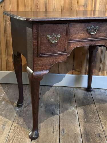 George II Oak Lowboy / Side Table
