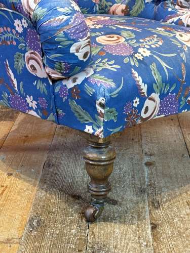 Victorian Button Back Armchair for Recovering