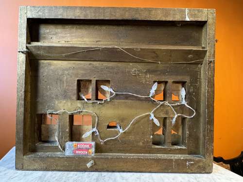 Naive Illuminated Model Pub Facade, Whitaker & Sons Brewery
