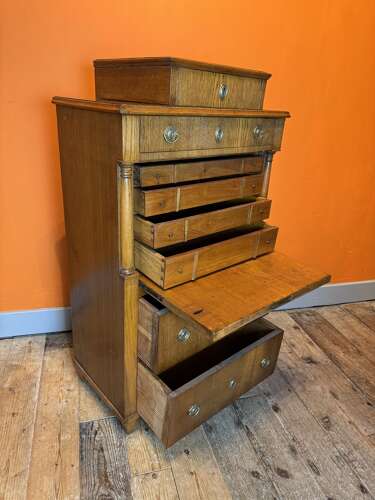 19th Century French Child's Secretaire a Abattant
