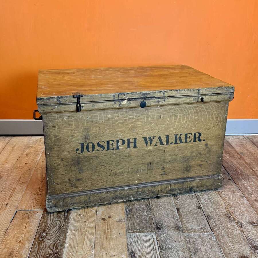 19th Century Scumbled Pine Trunk