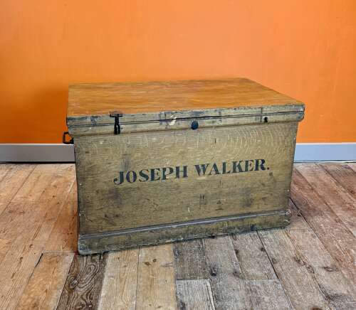 19th Century Scumbled Pine Trunk
