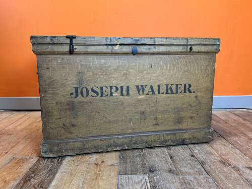19th Century Scumbled Pine Trunk