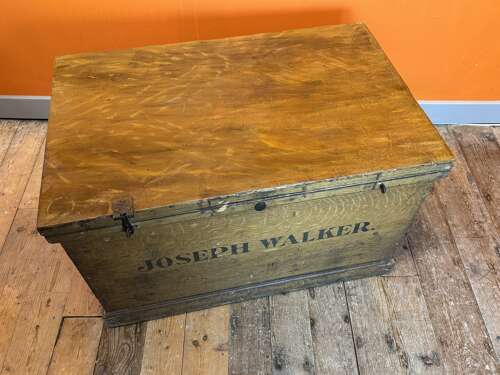 19th Century Scumbled Pine Trunk