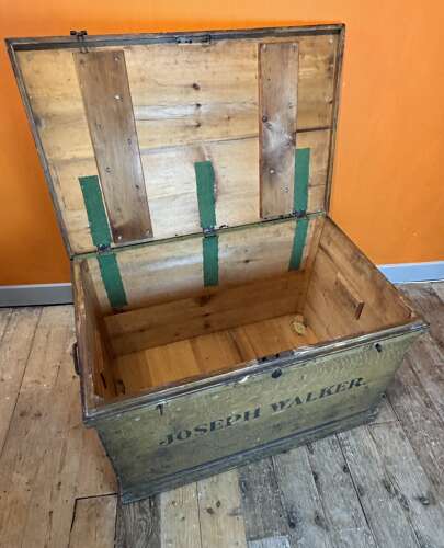 19th Century Scumbled Pine Trunk