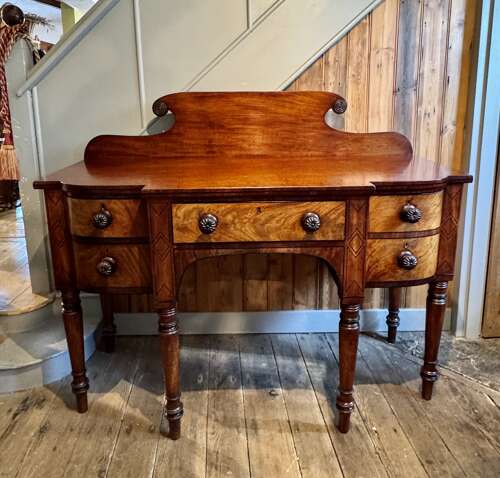 Regency Inlaid Mahogany Sideboard of Small Proportions