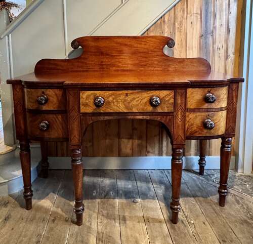 Regency Inlaid Mahogany Sideboard of Small Proportions