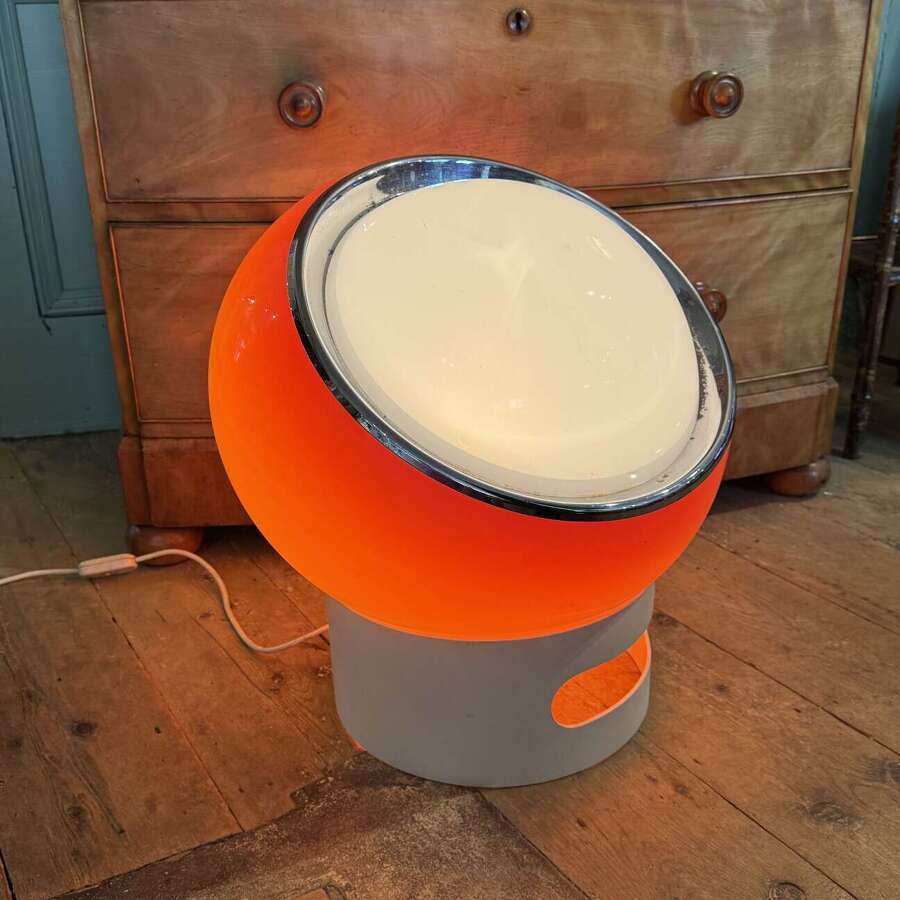 Harvey Guzzini Orange Acrylic 'Clan' Floor Lamp