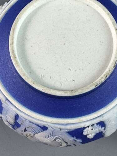Wedgwood Miniature Blue Jasper Teapot