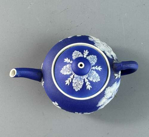 Wedgwood Miniature Blue Jasper Teapot