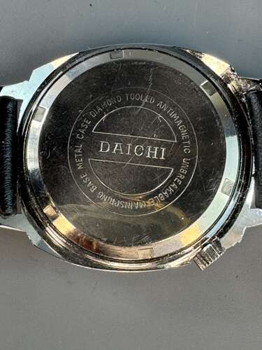 Vintage 1970s Daichi Deluxe Automatic Gentleman's Wristwatch - New Old Stock