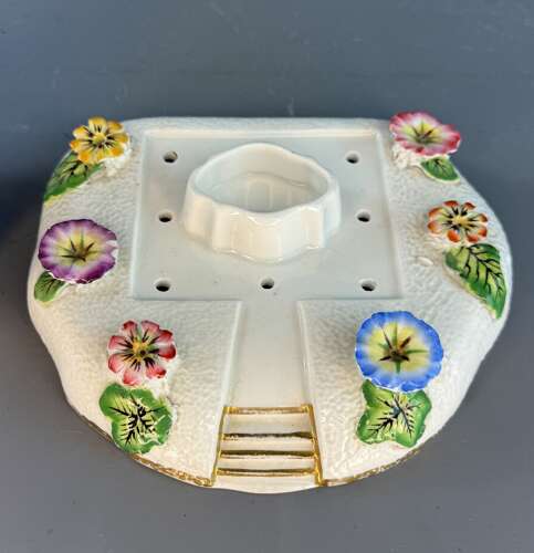 Staffordshire Porcelain Cottage Pastille Burner