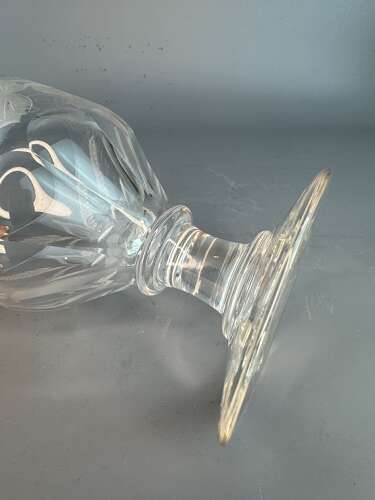 Large Regency Engraved Glass Rummer