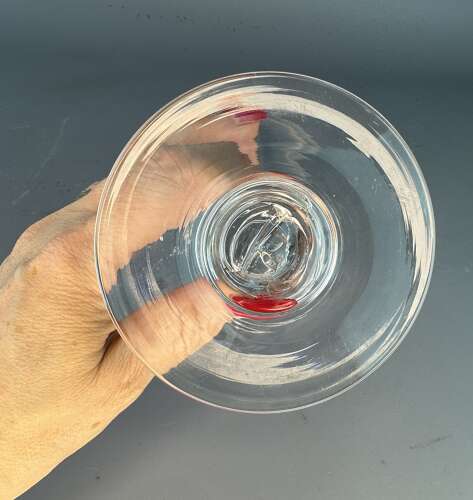 Large Regency Engraved Glass Rummer