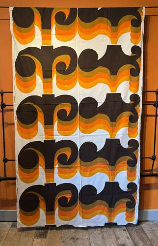 1960's Barbara Brown for Heals Omega Fabric, 4.85 Metres - Unused Old Stock