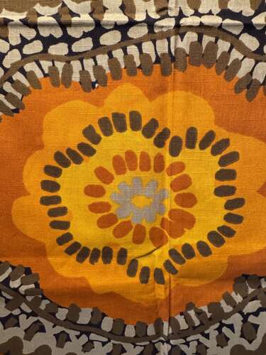 Vintage 1970s Furnishing Fabric, 2.7 metres, Unused
