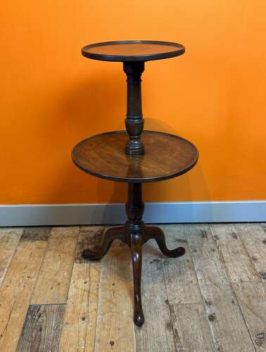 Edwardian Mahogany Two Tier Dumb Waiter