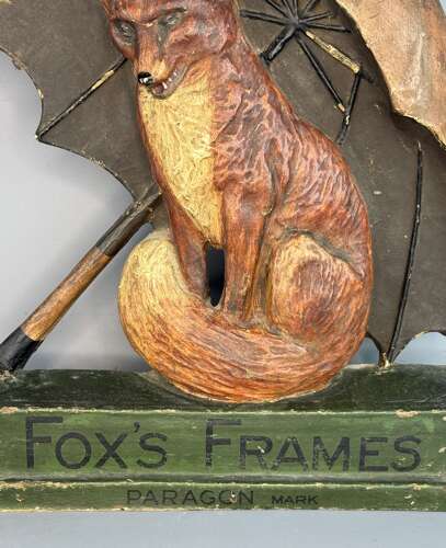 Advertising Standee for Fox's Frames Paragon Umbrellas
