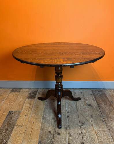 George III Oak Tip-Top Tripod Table