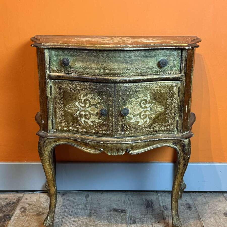 Vintage Italian Florentine Side Cupboard