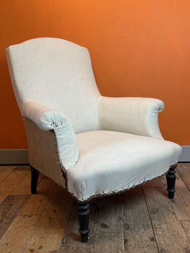 Antique French Napoleon III Armchair