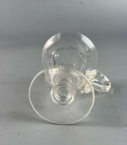 Set of Six Early Victorian Cut Glass Custard Cups