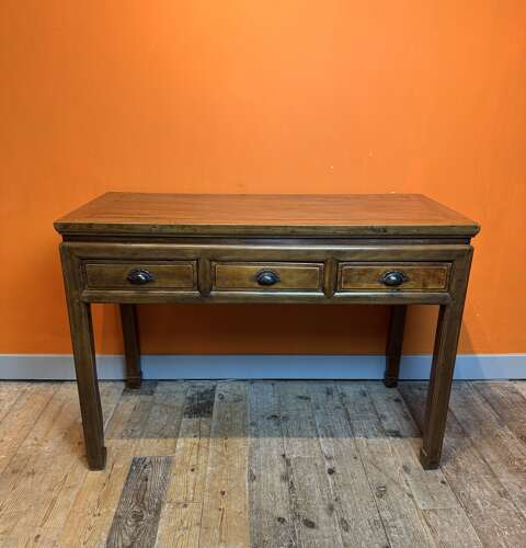 19th Century Chinese Elm Console Table
