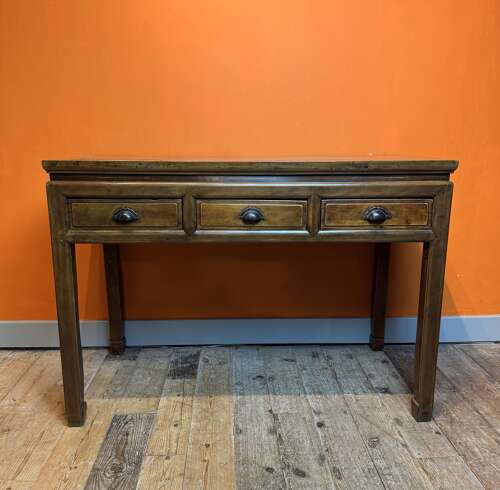 19th Century Chinese Elm Console Table