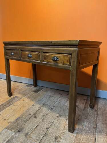 19th Century Chinese Elm Console Table