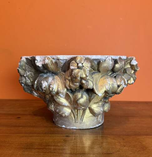 Pair of 19th Century Carved Stone Architectural Capitals