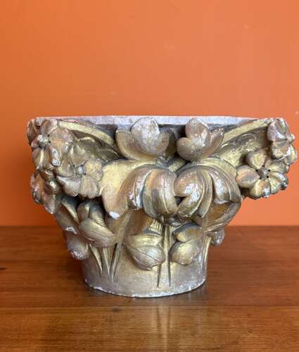 Pair of 19th Century Carved Stone Architectural Capitals