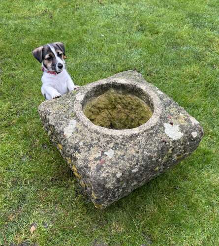 Reclaimed Stone Planter Made Of Stone From The Houses of Parliament Damaged in the Blitz