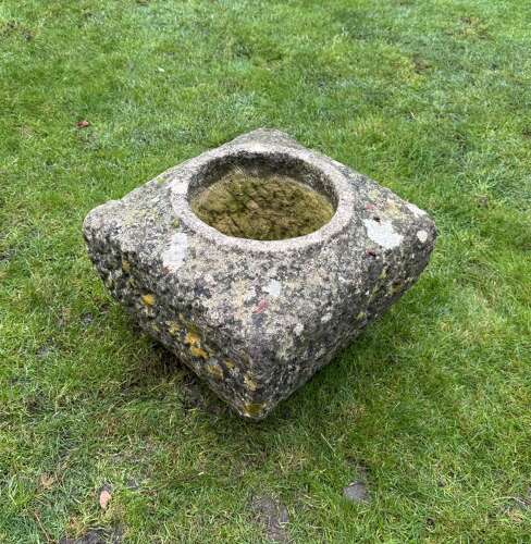 Reclaimed Stone Planter Made Of Stone From The Houses of Parliament Damaged in the Blitz