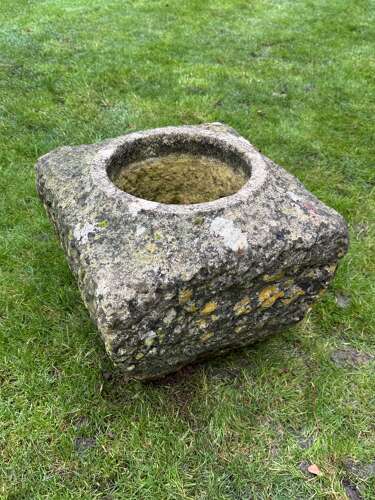 Reclaimed Stone Planter Made Of Stone From The Houses of Parliament Damaged in the Blitz