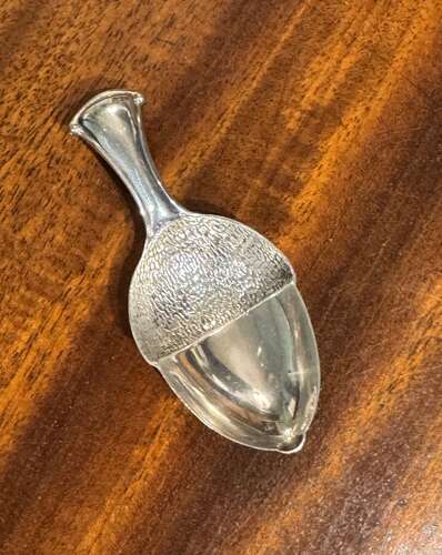 Edwardian Silver Caddy Spoon by Thos. Bradbury & Sons