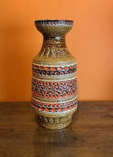 West German Spara Keramik Pottery Vase circa 1970