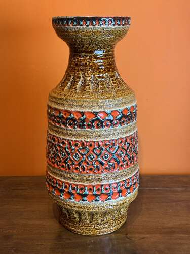 West German Spara Keramik Pottery Vase circa 1970