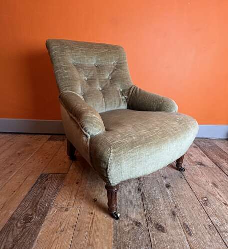 Victorian Button Back Armchair