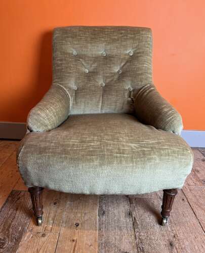 Victorian Button Back Armchair