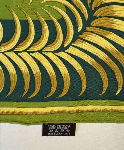 Hermes 'Tigre Royal' Triangular Silk Scarf Designed By Christian Vauzelles