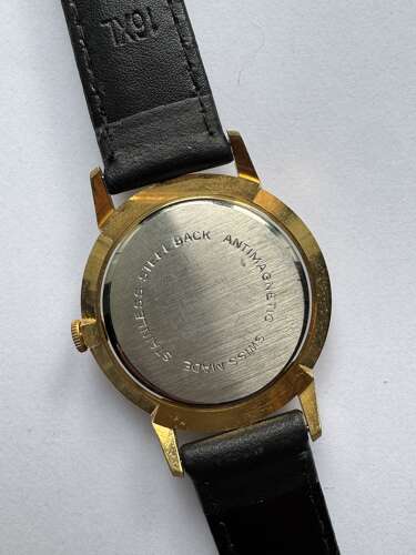 Vintage 1960s MuDu Gentleman's Wristwatch, New Unused Old Shop Stock