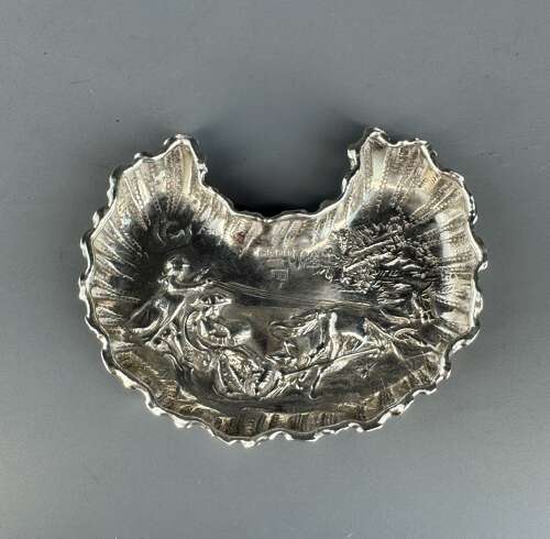 Silver Trinket Dish, Import marks for Samuel Boyce Landeck Chester 1889