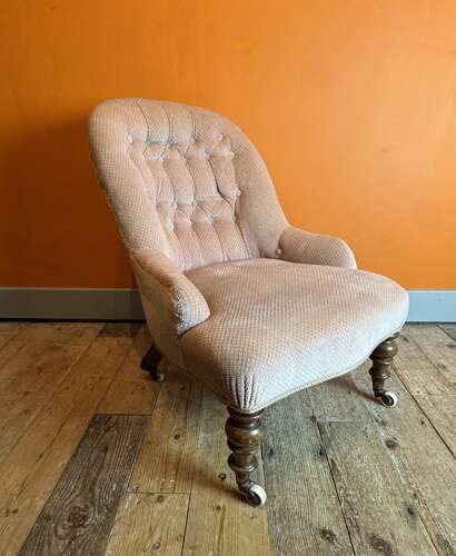 Victorian Button Back Occasional Chair