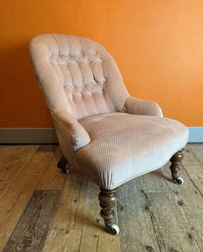 Victorian Button Back Occasional Chair